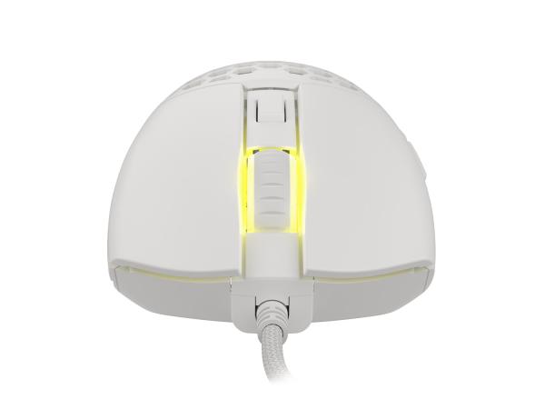 Genesis herná optická myš KRYPTON 750/ RGB/ 8000 DPI/ Herná/ Optická/ 8 000 DPI/ Drôtová USB/ Biela 