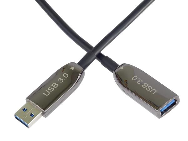 PremiumCord USB 3.2 + 2.0 AOC predlž. kábel, 10m 