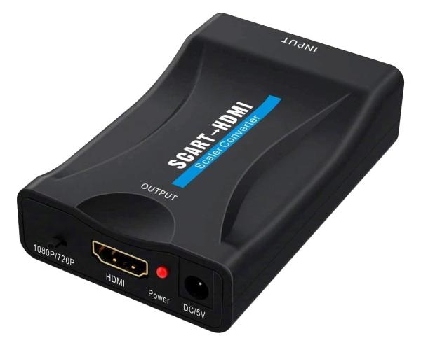 PremiumCord Prevodník SCART na HDMI 1080P s napájacím zdrojom 230V