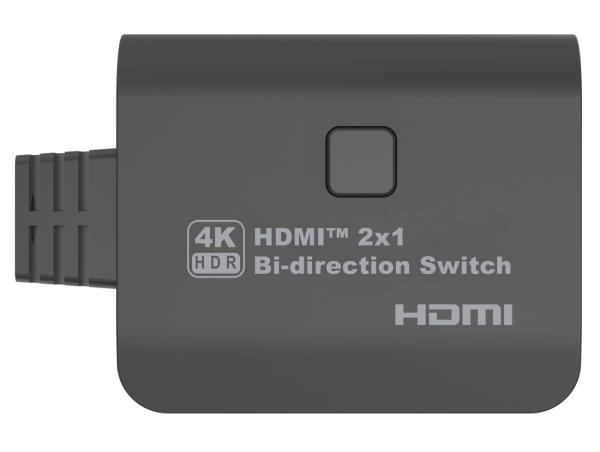 PremiumCord HDMI 2.0 Switch 4K@60Hz, 4:4:4 obojsmerný 2-1 alebo 1-2 