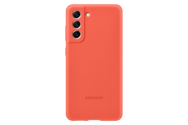 Samsung Silikonový zadní kryt S21 FE Coral
