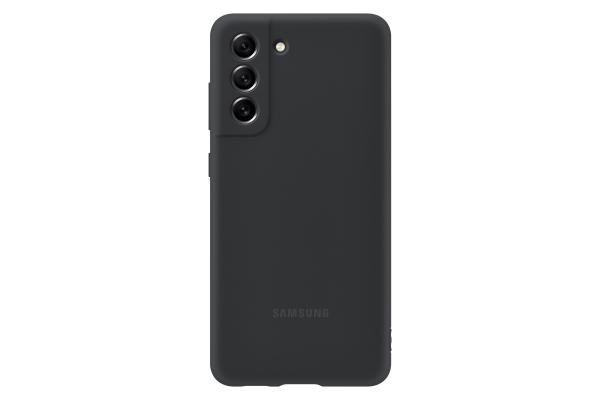 Samsung Silikonový zadní kryt S21 FE Dark Gray
