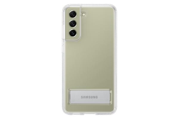 Samsung Průhledný zadní kryt se stojánkem S21 FE Transparent