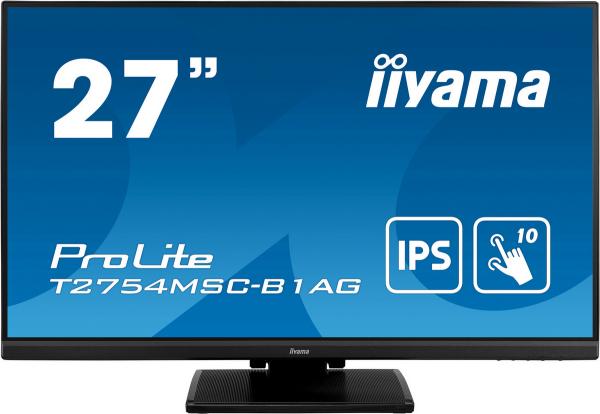 27" iiyama T2754MSC-B1AG: IPS, FHD, AG, 10P, HDMI, repr