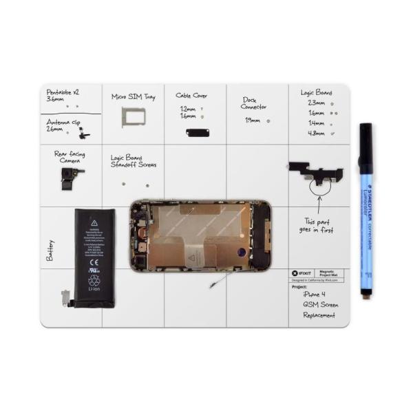 iFixit Magnetic Project Mat Pro, 203.2 x 2.7 x 254 mm, magnetická podložka 
