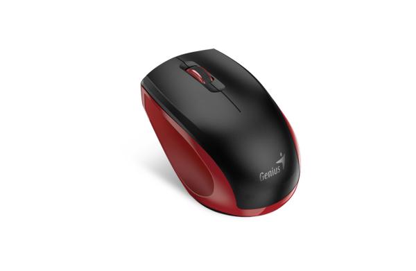 Genius NX-8006S/ Kancelárska/ Optická/ Bezdrôtová USB/ Čierna-červená