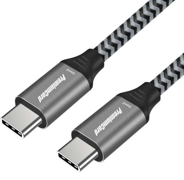 PremiumCord USB-C 3.2 gen2, oplet 100W, 0, 5m 