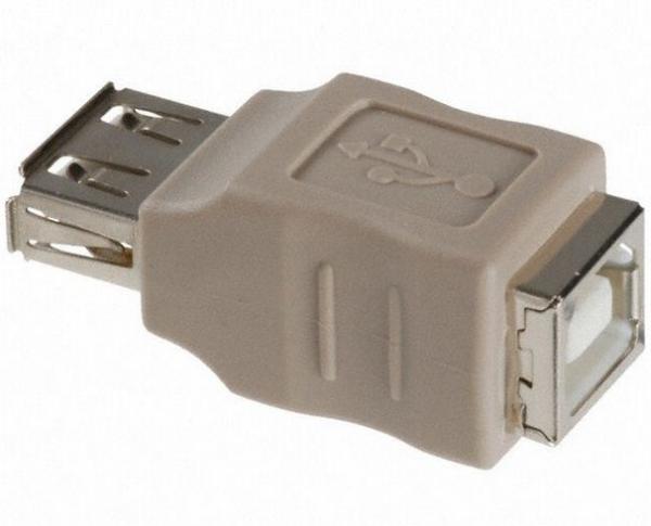 PremiumCord USB redukce A-B, F/ F