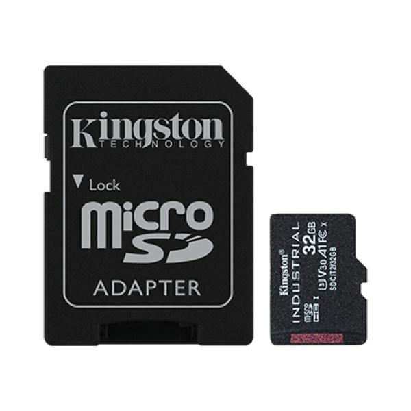 Kingston Industrial/ micro SDHC/ 32GB/ UHS-I U3 / Class 10/ + Adaptér