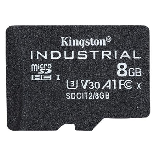 Kingston Industrial/ micro SDHC/ 8GB/ 100MBps/ UHS-I U3 / Class 10