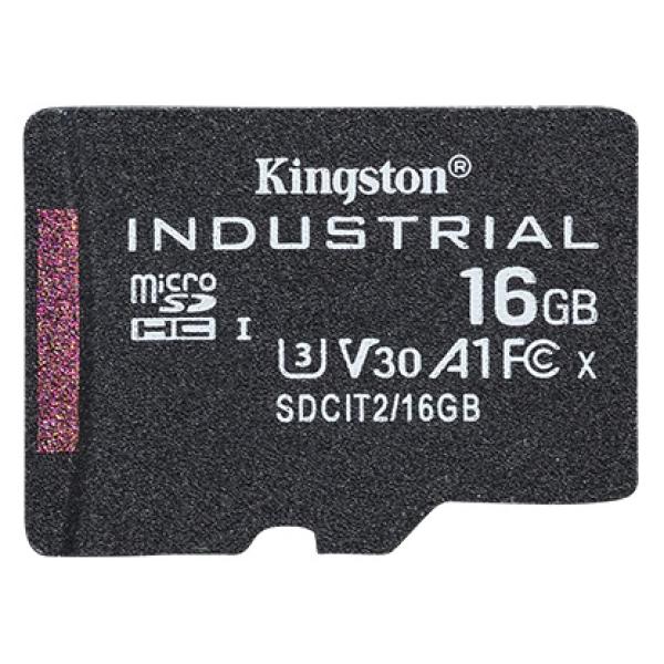 Kingston Industrial/ micro SDHC/ 16GB/ 100MBps/ UHS-I U3 / Class 10