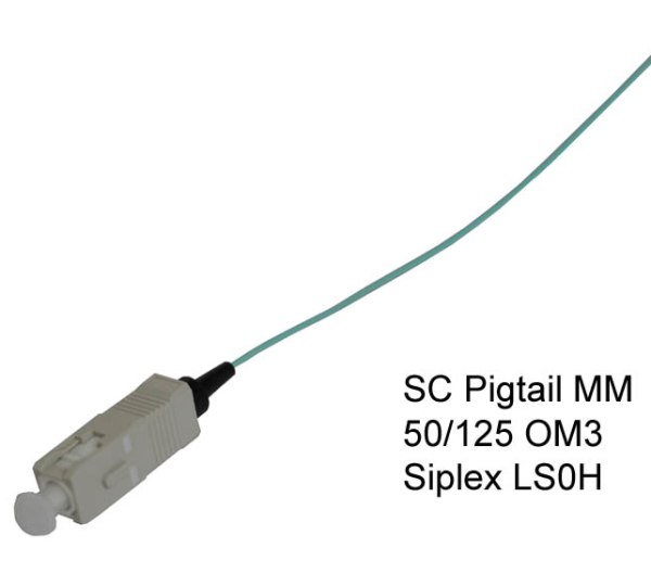 Pigtail Fiber Optic SC/ PC 50/ 125MM, 2m OM3