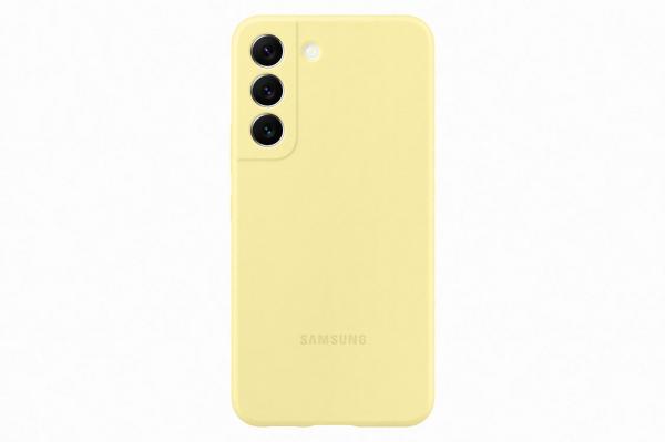 Samsung Silikonový zadní kryt pro Samsung Galaxy S22 Yellow