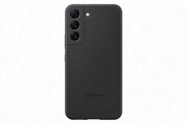 Samsung Silikonový zadní kryt pro Samsung Galaxy S22 Dark Gray