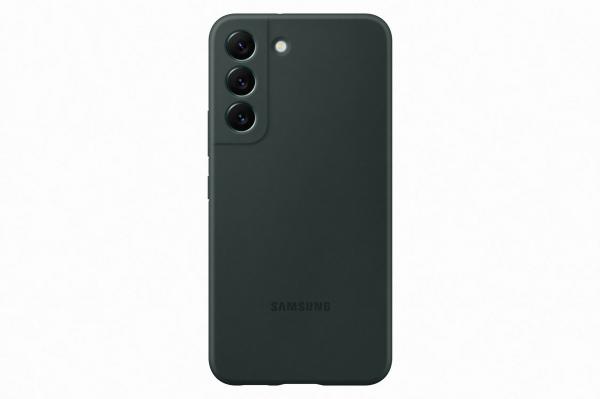 Samsung Silikonový zadní kryt pro Samsung Galaxy S22+ Dark Green