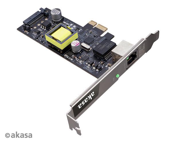 AKASA 2.5 Gigabit PCIe sieťová karta s PoE 