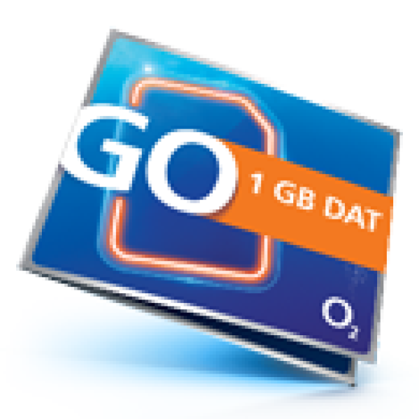 O2 Predplatená karta GO 1GB DAT