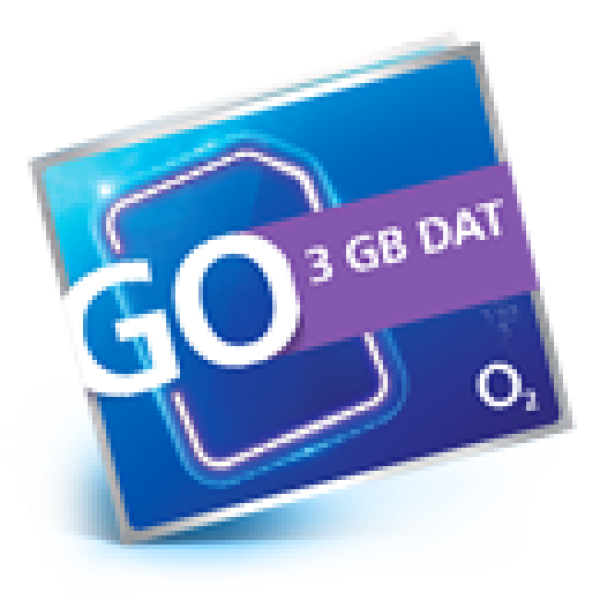 O2 Předplacená karta GO 3GB DAT