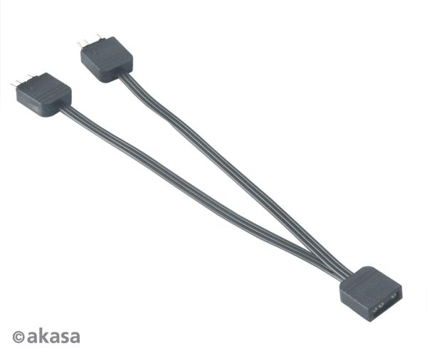 AKASA - aRGB LED splitter, 3-pin 2 ks 