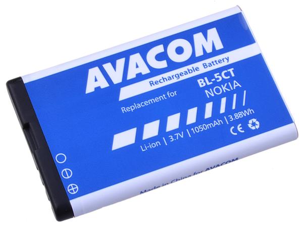 Batéria AVACOM GSNO-BL5CT-S1050A do mobilu Nokia 6303, 6730, C5, Li-Ion 3, 7 V 1050mAh