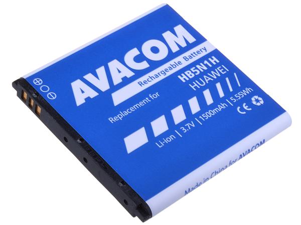 Batéria AVACOM PDHU-G300-S1500A pre mobil Huawei G300 Li-Ion 3, 7V 1500mAh (náhrada HB5N1H)