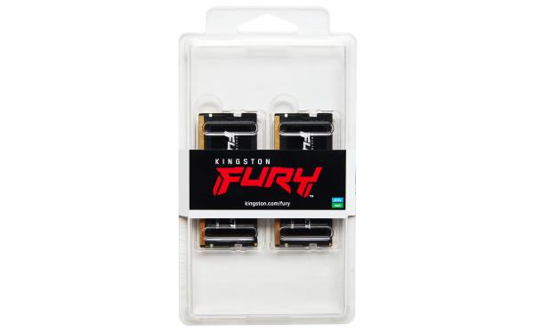 Kingston FURY Impact/ SO-DIMM DDR5/ 64GB/ 4800MHz/ CL38/ 2x32GB/ Black