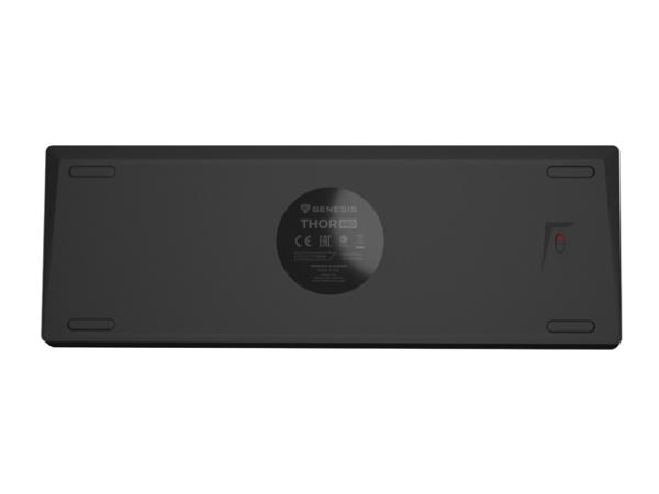 Genesis herná klávesnica THOR 660 RGB/ Bezdrôtová Bluetooth/ US layout/ Čierna 