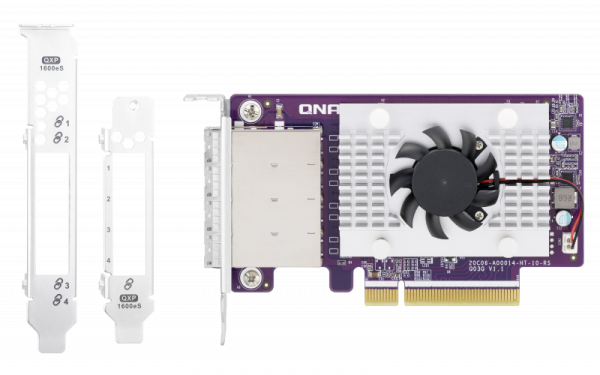 QNAP rozširujúca karta QXP-1600eS-A1164 (4x SFF-8088 port, PCIe 3.0 x8, pre QNAP TL SATA JBOD) 
