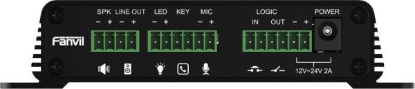 Fanvil PA2S SIP interkom a paging brána, 2xSIP, speaker rozhr., miker/ Line in, skrat. in/ out rozhr 