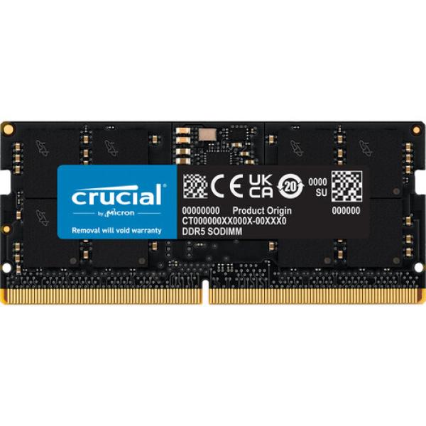 Crucial/ SO-DIMM DDR5/ 16GB/ 4800MHz/ CL40/ 1x16GB