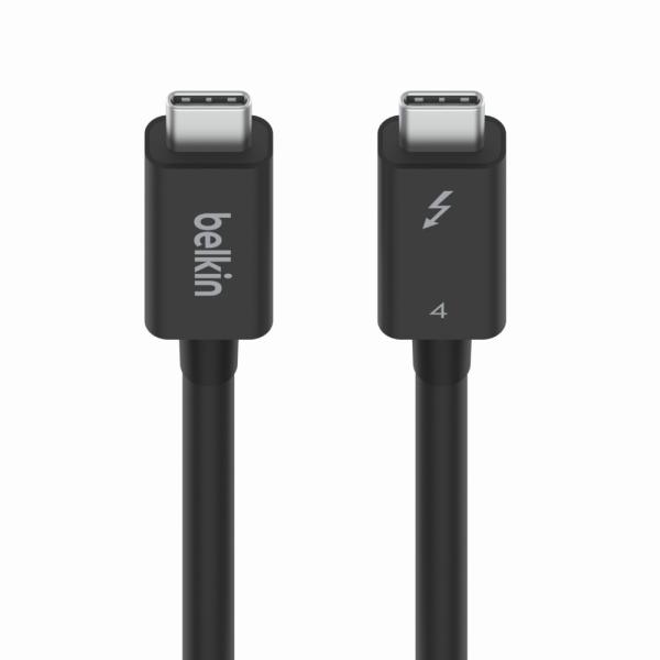 Thunderbolt 4 C-C kábel 2m, čierny 