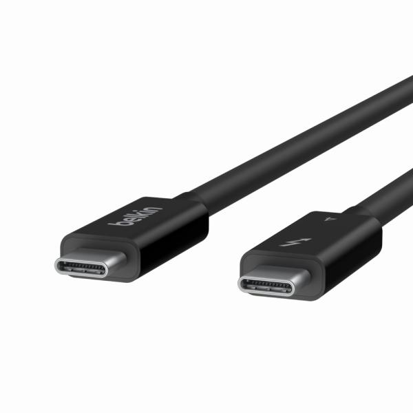 Thunderbolt 4 C-C kábel 2m, čierny 