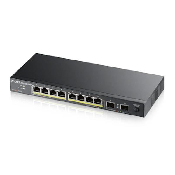 ZYXEL 10xGb/ 2xSFP 8xPOE switch GS1100-10HP v2