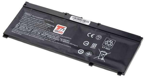 Batéria T6 Power HP Pavilion Gaming 15-cx0000, 17-cd0000, 4550mAh, 52, 5Wh, 3cell, Li-pol