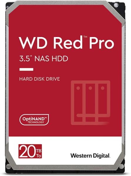 WD Red Pro/ 20TB/ HDD/ 3.5"/ SATA/ 7200 RPM/ 5R