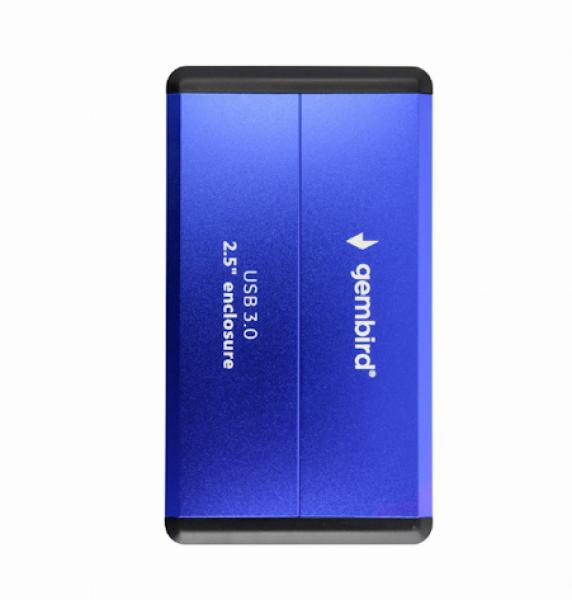 GEMBIRD USB 3.0 externý box 2, 5", modrý 