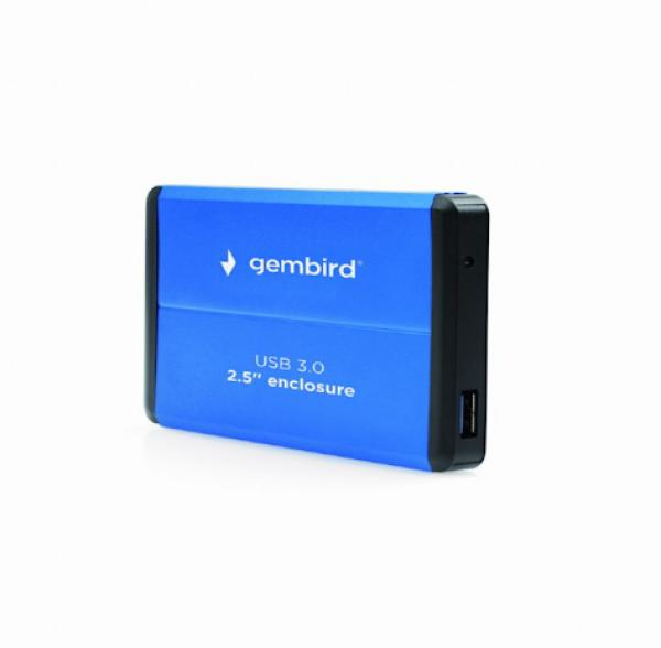 GEMBIRD USB 3.0 externý box 2, 5", modrý