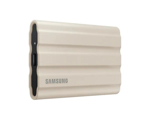 Samsung T7 Shield/ 2TB/ SSD/ Externý/ 2.5"/ Béžová/ 3R