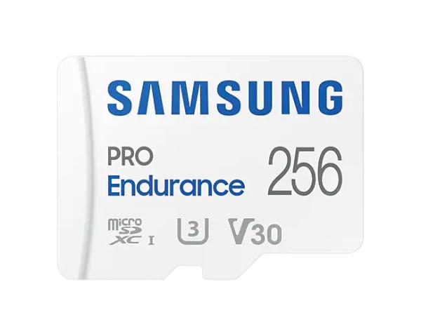 Samsung PRO Endurance/ micro SDXC/ 256GB/ 100MBps/ UHS-I U3/ Class 10/ + Adaptér