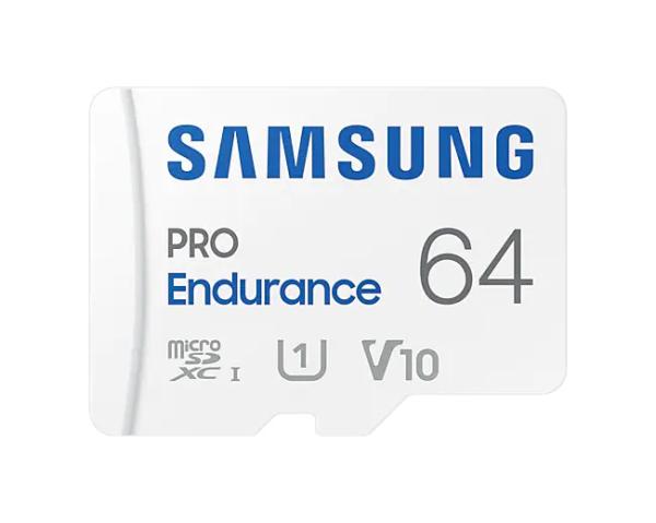 Samsung PRO Endurance/ micro SDXC/ 64GB/ 100MBps/ UHS-I U1/ Class 10/ + Adaptér