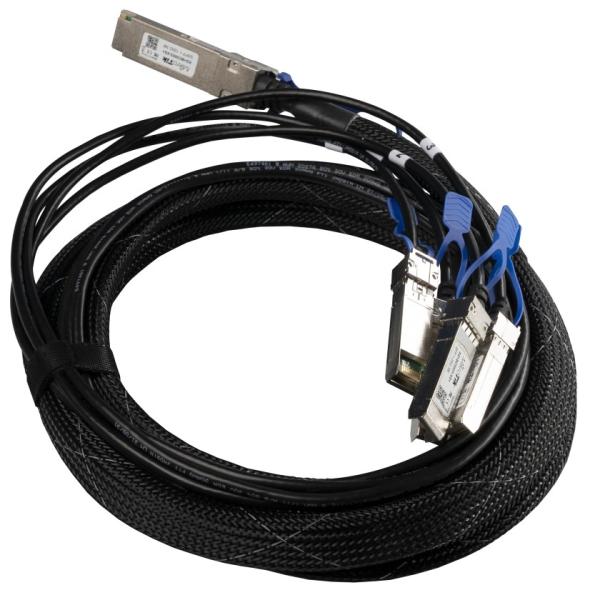 MikroTik XQ+BC0003-XS+ QSFP28 na 4xSFP28 rozbočovací kábel
