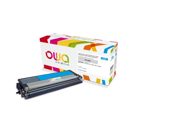 OWA Armor toner pre BROTHER HL L8350,  DCP L8450,  MFC L8850,  6000 strán,  TN329C,  modrá/ cyan (TN-329C)