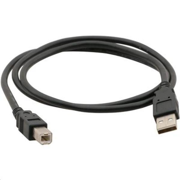 C-TECH USB A-B 1, 8 m 2.0, čierny