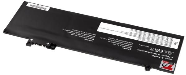 Batéria T6 Power Lenovo ThinkPad T480s séria, 4950mAh, 57Wh, 3cell, Li-Pol 