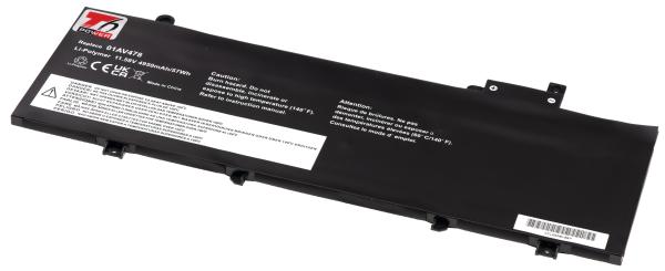 Batéria T6 Power Lenovo ThinkPad T480s séria, 4950mAh, 57Wh, 3cell, Li-Pol