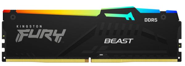 Kingston FURY Beast/ DDR5/ 8GB/ 4800MHz/ CL38/ 1x8GB/ RGB