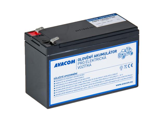 AVACOM náhradní baterie 12V 9Ah F2 typu HR do vozítka Peg Pérego