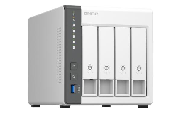 QNAP TS-433-4G (ARM 4core 2, 0 GHz, 4 GB RAM, 4x SATA, 1x GbE, 1x 2, 5 GbE, 2x USB 2.0, 1x USB 3.2) 