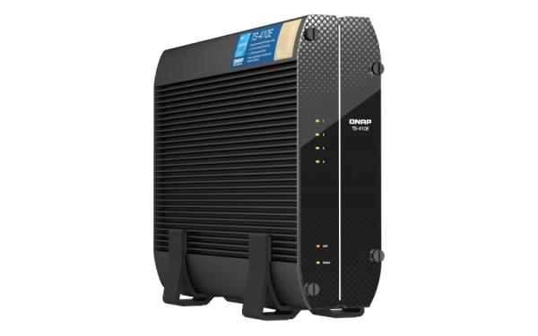 QNAP TS-410E-8G (4core 2, 6GHz, 8GB RAM, 4x 2, 5" SATA, 2x 2, 5GbE, 4x USB 3.2, 1x 4K HDMI, fanless) 