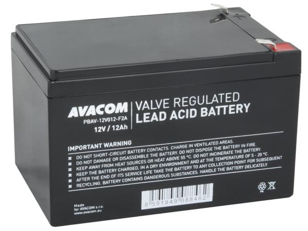 AVACOM batéria 12V 12Ah F2 (PBAV-12V012-F2A)